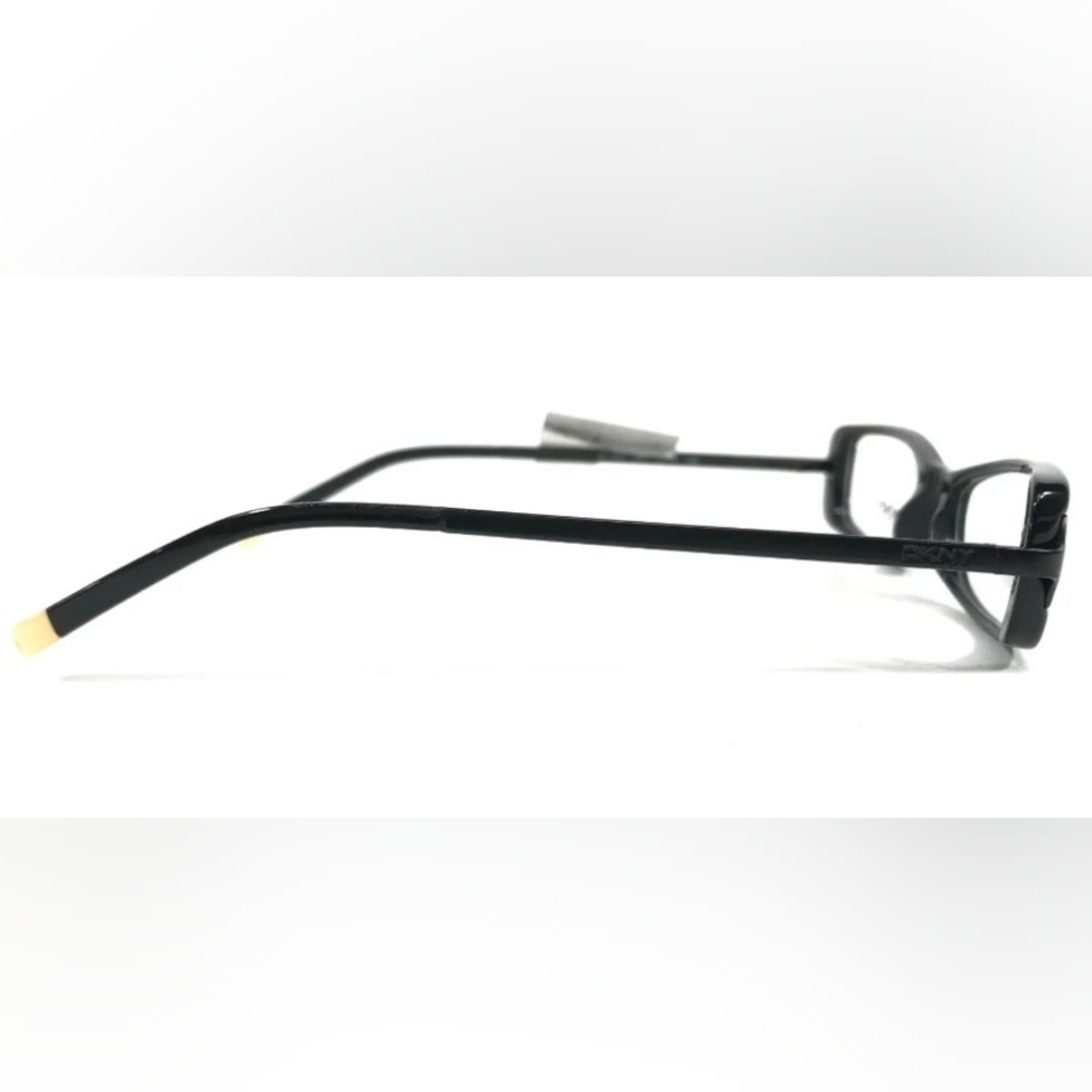 DKNY DY4507 3001 Eyeglasses Frames Black Rectangular Horn Rim 50-17-135 - Picture 3 of 7